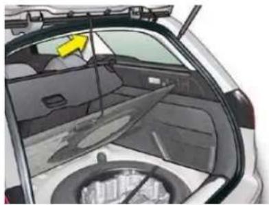 CITROEN C5 Dag (2008) - To remove the spare wheel - 1
