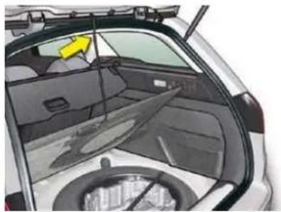 CITROEN C5 Dag (2008) - To remove the spare wheel - 1