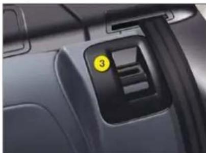 CITROEN C5 Dag (2008) - Returning the seat back to its original position - 1