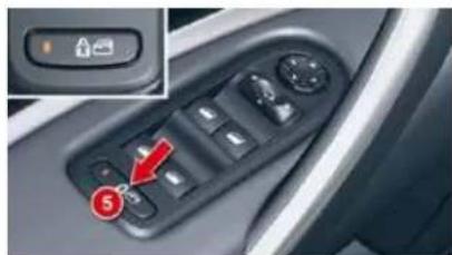 CITROEN C5 Dag (2009) - Deactivation of the rear electric window and door controls - 1