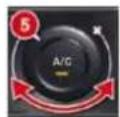 CITROEN C5 Dag (2009) - Air flow adjustment - 1