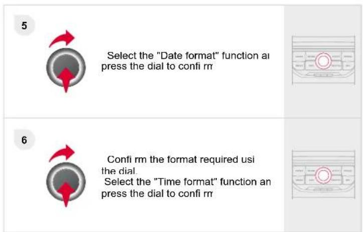 CITROEN C5 Dag (2009) - SETTING THE DATE AND TIME - 2