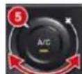 CITROEN C5 Dag (2009) - Switching off the ventilation - 1