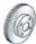 CITROEN C5 Dag (2009) - Brake disc wear - 1
