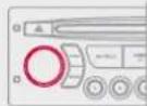 CITROEN C5 Dag (2009) - ADJUSTING THE VOLUME OF THE AUXILIARY SOURCE - 5