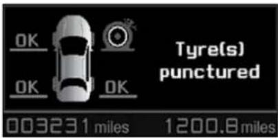 OK OK OK Tyre(s) punctured 003231 miles 1200.8 miles