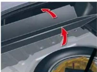 CITROEN C5 Dag (2009) - Access to the spare wheel - 1