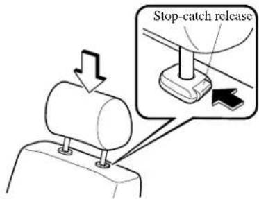 Stop-catch release