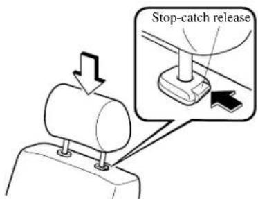 Stop-catch release