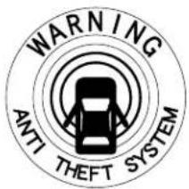 WARNING ANTI THEFT SYSTEM