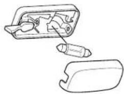 MAZDA 6 Hatchback (2004) - Courtesylights, Vanitymirrorlights, and Luggagecompartmentlight - 3