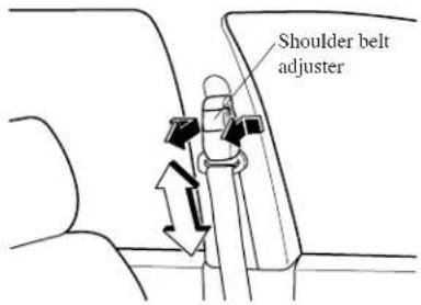 Shoulder belt adjuster