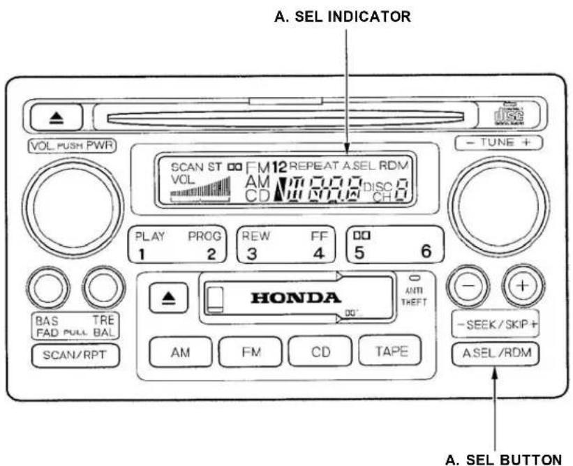 Honda Accord Coupe (2001) - Audio System - 1