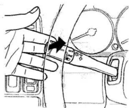 Honda Accord Coupe (2001) - Controls Near the Steering Wheel - 2