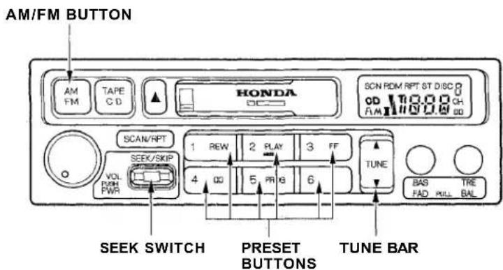 Honda Accord Coupe (2001) - Audio System - 1