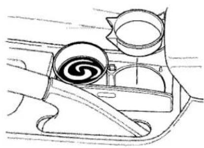 Honda Accord Coupe (2001) - Beverage Holder - 2