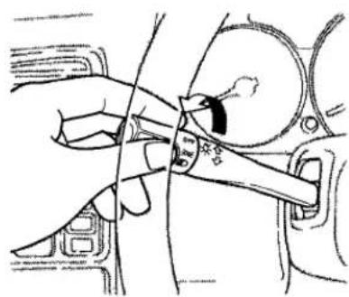 Honda Accord Coupe (2001) - Controls Near the Steering Wheel - 1