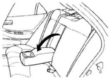 Honda Accord Coupe (2001) - Rear Seat Armrest - 1