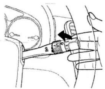 Honda Accord Coupe (2001) - Controls Near the Steering Wheel - 1