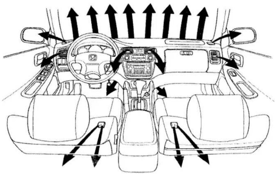 Honda Accord Coupe (2001) - Mode Buttons - 1