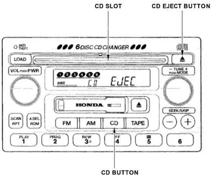Honda Accord Coupe (2001) - Audio System - 1