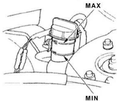 Honda Accord Coupe (2001) - Brake and Clutch Fluid, Power Steering - 2