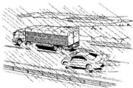 Honda Accord Coupe (2001) - Driving in Bad Weather - 1
