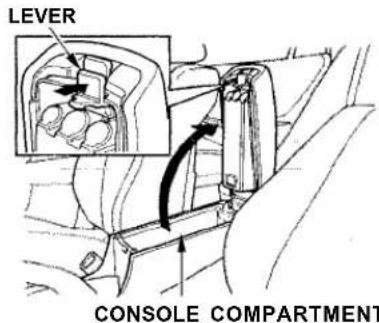 Honda Accord Coupe (2001) - Digital Clock - 2