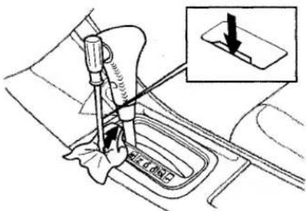 Honda Accord Coupe (2001) - Shift Lock Release - 1
