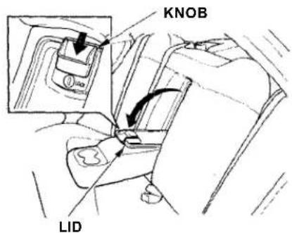 Honda Accord Coupe (2001) - Rear Seat Armrest - 2