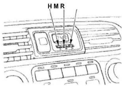 Honda Accord Coupe (2001) - Digital Clock - 1