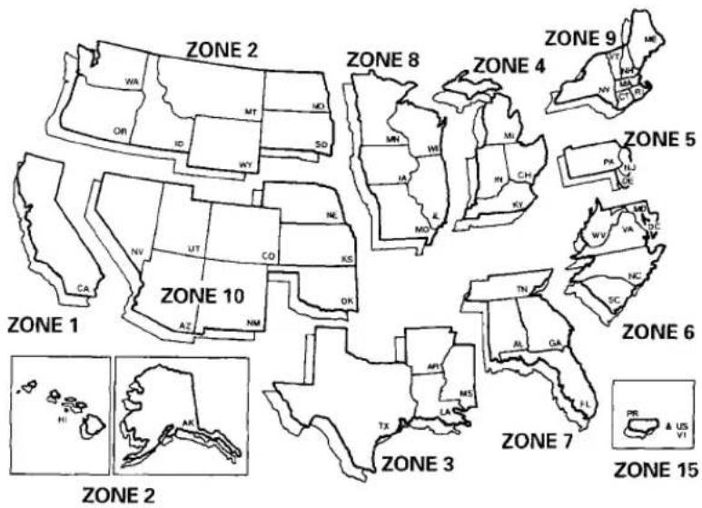 Honda Accord Coupe (2001) - U.S. ZoneOffice Map - 1