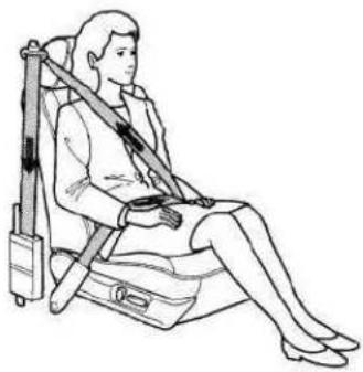 Honda Accord Coupe (2001) - Automatic Seat Belt Tensioners - 1