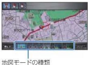 Honda Stepwgn (2010) - 地図モードを切り換える - 2