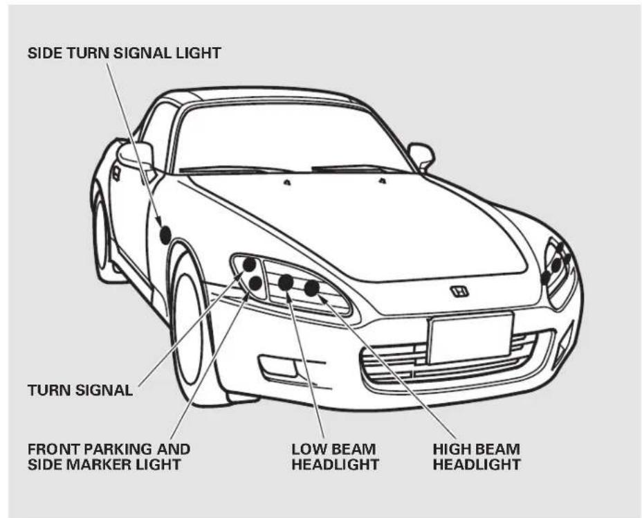Honda S2000 (2002) - Lights - 1