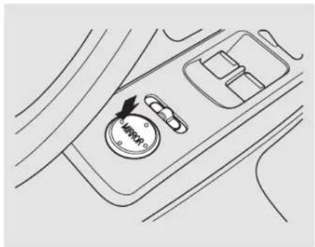 Honda S2000 (2002) - Mirrors Adjusting the Power Mirrors Hazard Warning - 3