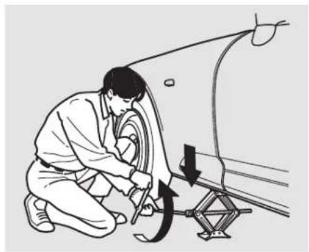 Honda S2000 (2002) - Changing a Flat Tire - 2