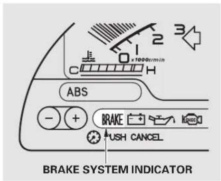 Honda S2000 (2002) - Brake System Indicator - 1