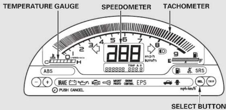 Honda S2000 (2002) - Low Fuel Indicator - 1