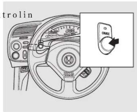 Honda S2000 (2002) - Cancelling the Cruise Control - 1