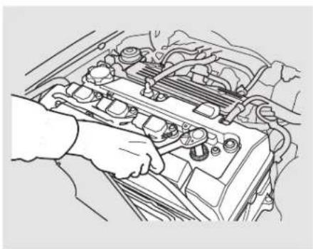 Honda S2000 (2002) - Spark PlugsHood Latch - 4