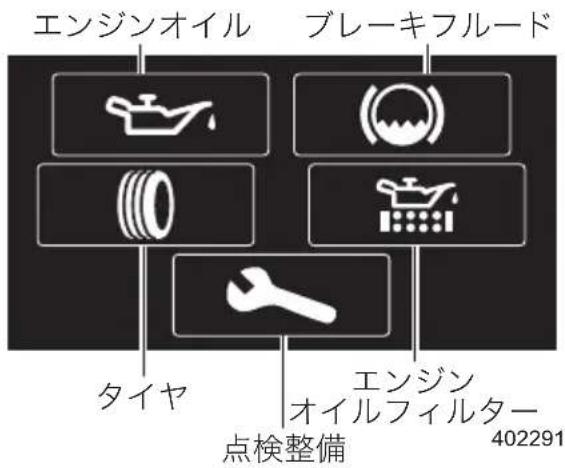 SUBARU Impreza Sport Hybrid (2015) - メンテナンスチェック画面 - 1