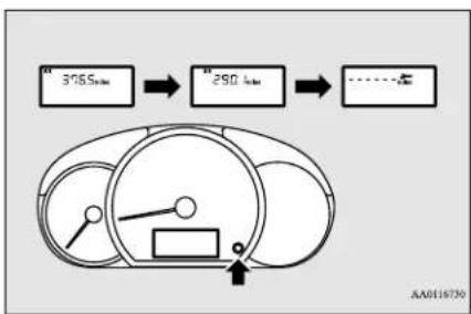 MITSUBISHI Mirage G4 (2018) - To reset - 1