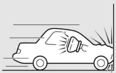 MITSUBISHI Mirage G4 (2018) - The front airbags and driver's knee airbag ARE DESIGNED TO DEPLOY when ... - 1