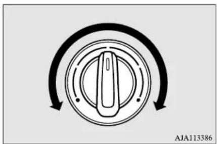 MITSUBISHI Mirage G4 (2018) - Temperature control dial - 1