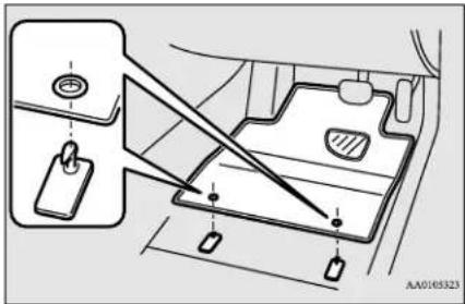 Diagram of car interior showing seatbelt, steering wheel, and dashboard with labeled components