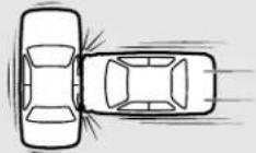 MITSUBISHI Mirage G4 (2018) - The side airbag and curtain airbag ARE DESIGNED TO DEPLOY when... - 1