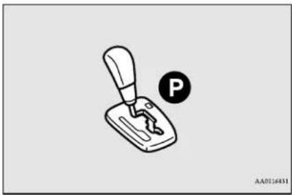 MITSUBISHI Mirage G4 (2018) - Using the selector lever position {continuously variable transmission (CVT)} - 1