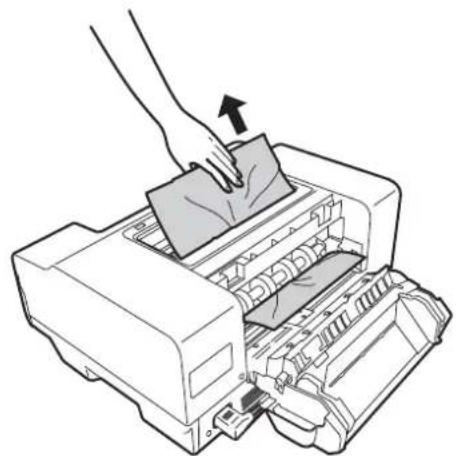 EPSON GP-710 - 詰まった用紙を取り除きます。 - 1