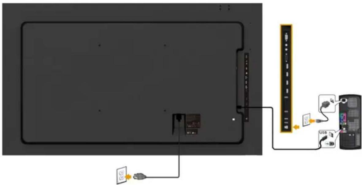 DELL C7017T - Connecting USB cable - 1